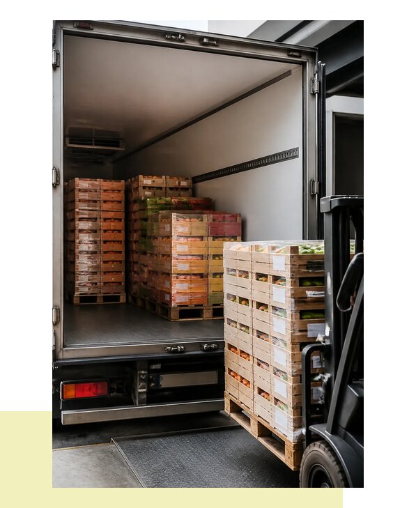 Перевозка сельхозпродукции на паллетах с доставкой в Полысаево